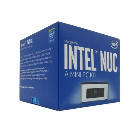 Intel Mini PC BOXNUC5PPYH con Intel Pentium N3700, sin RAM y sin HDD